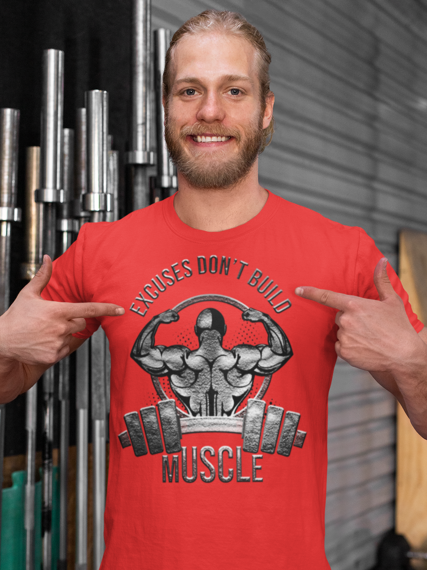 build muscle Short-sleeve unisex t-shirt